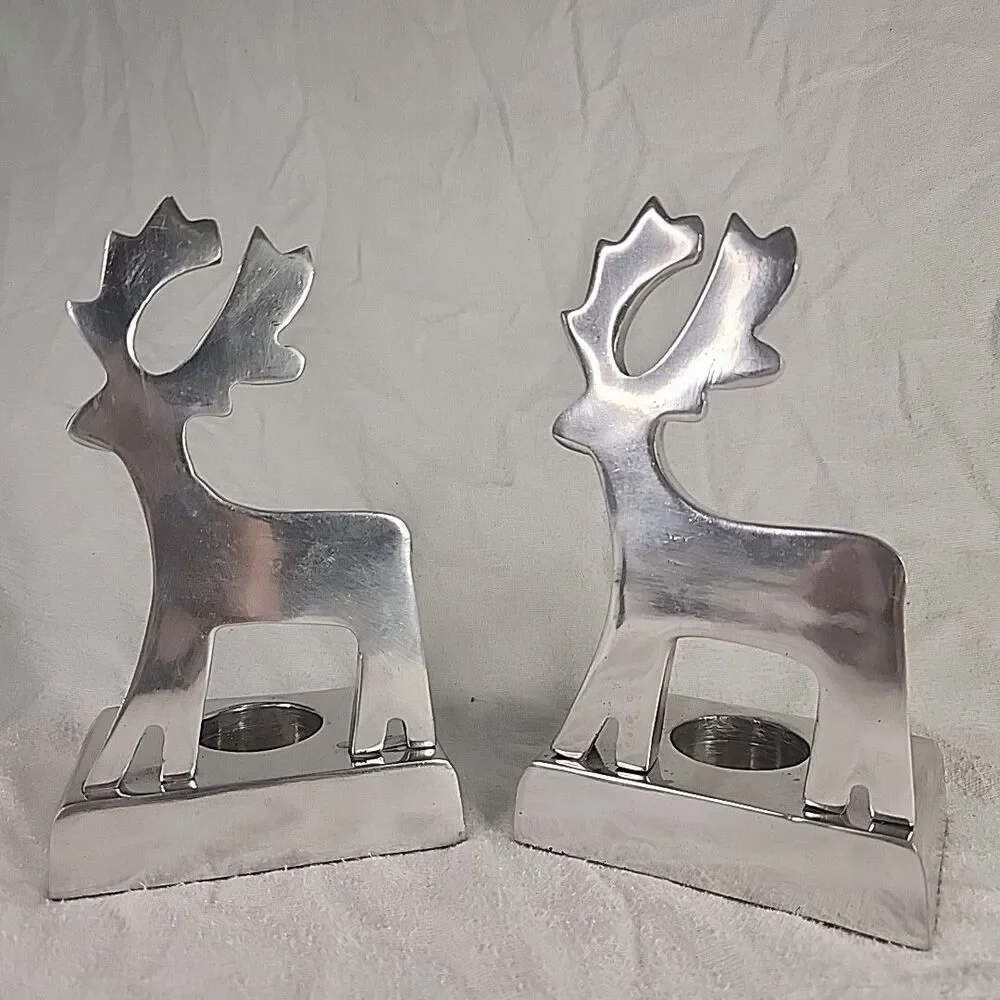 Crate&Barrel reindeer votive